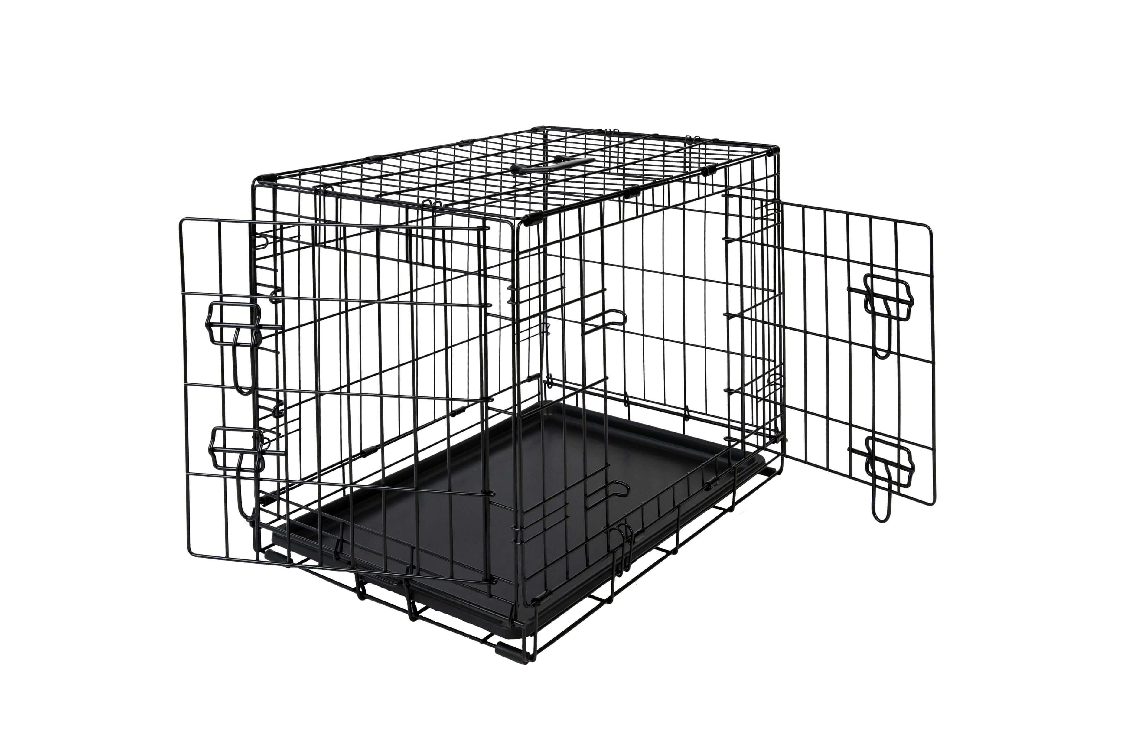 wire dog kennel 24 inches 2 door