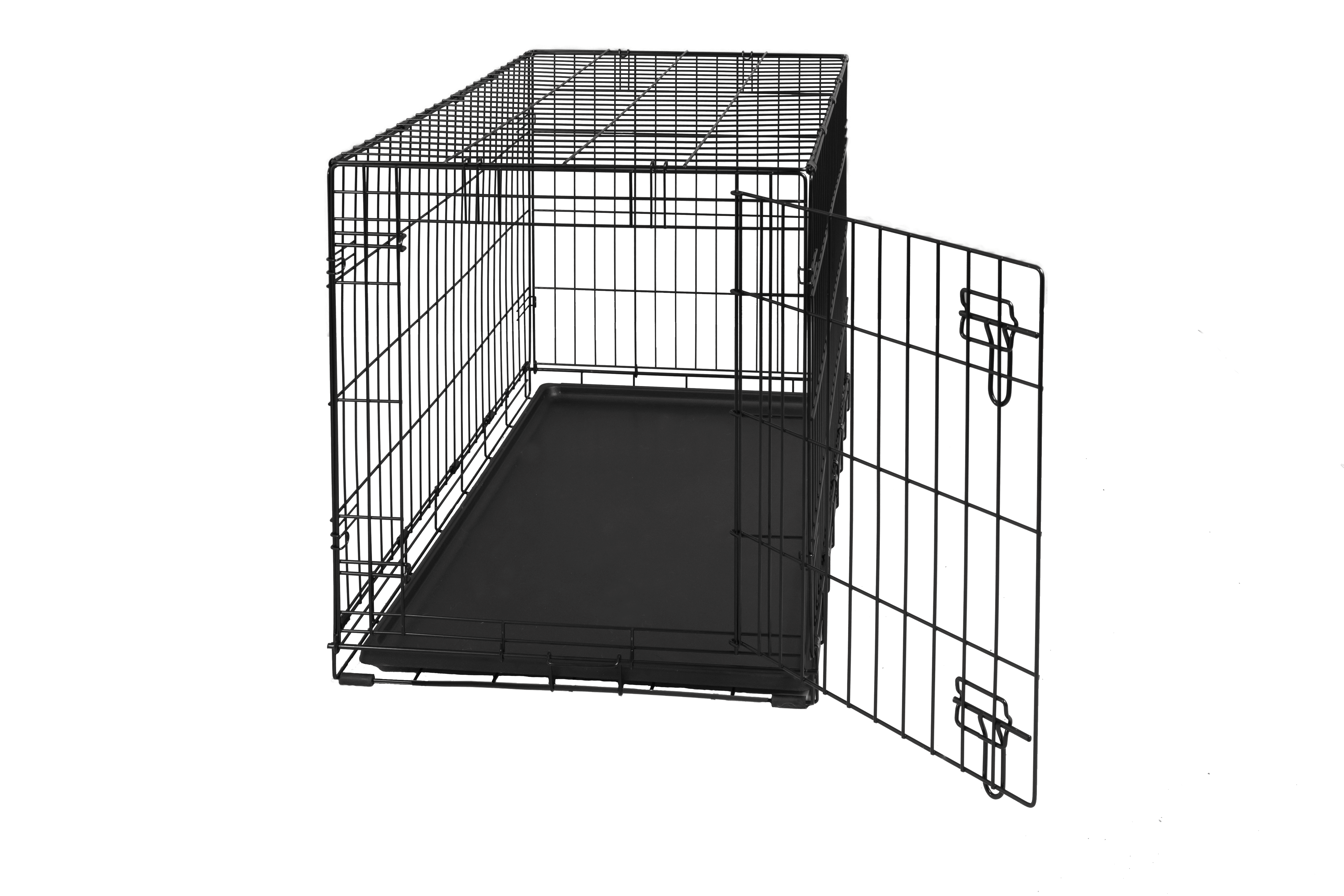 Hollywood Feed 36 inch black dog kennel with 1 door