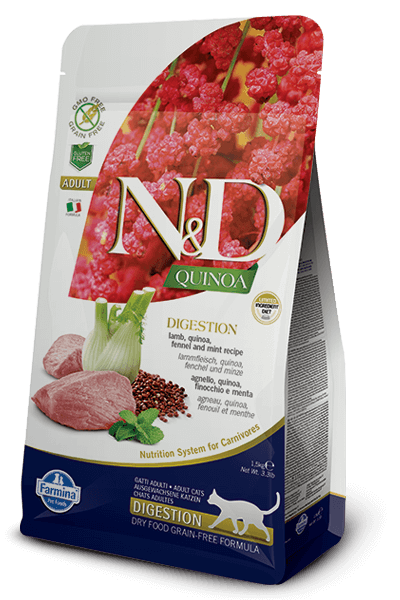 farmina n&d quinoa digestion dry cat food