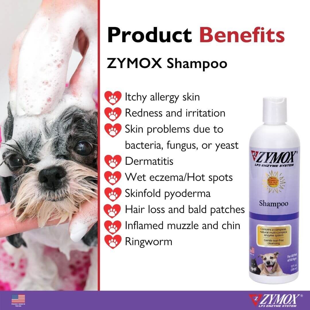 ZYMOX Pet Shampoo Product benefits