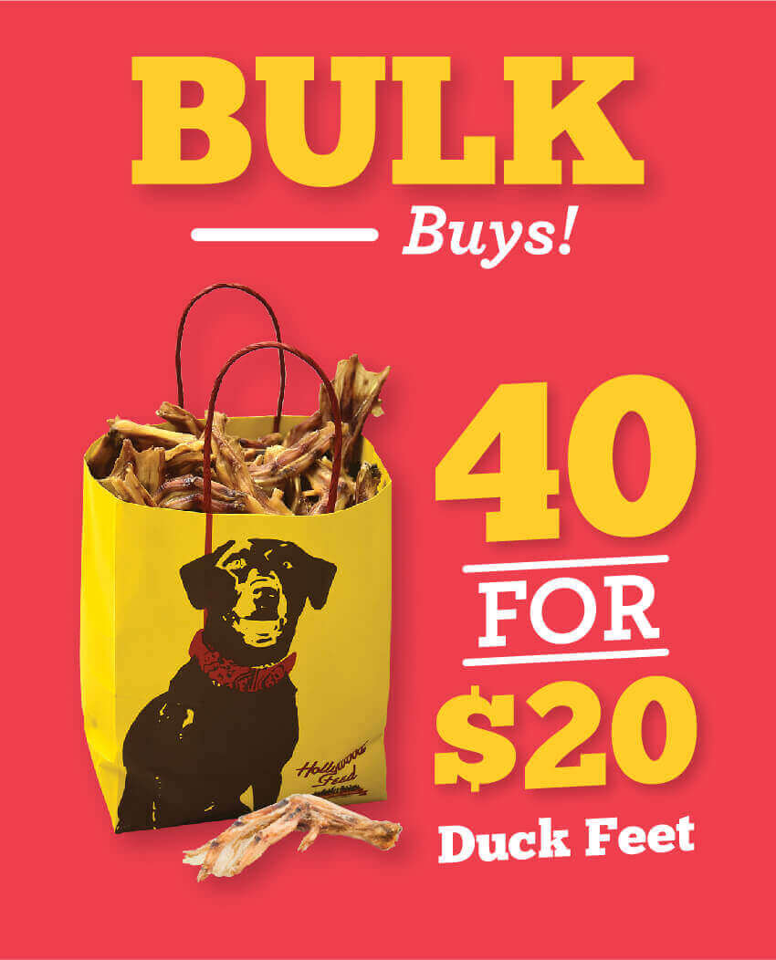 Only $20! 40 count bags of Duck Feet