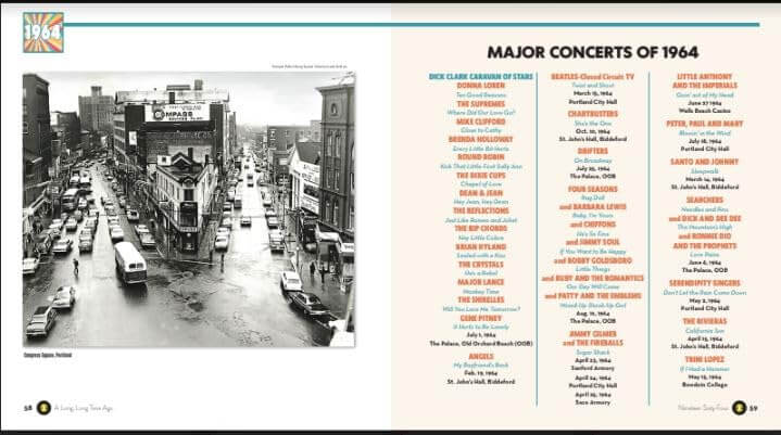 A Long, Long Time Ago Major Rock and Roll Concerts in Southern Maine 1955 - 1977