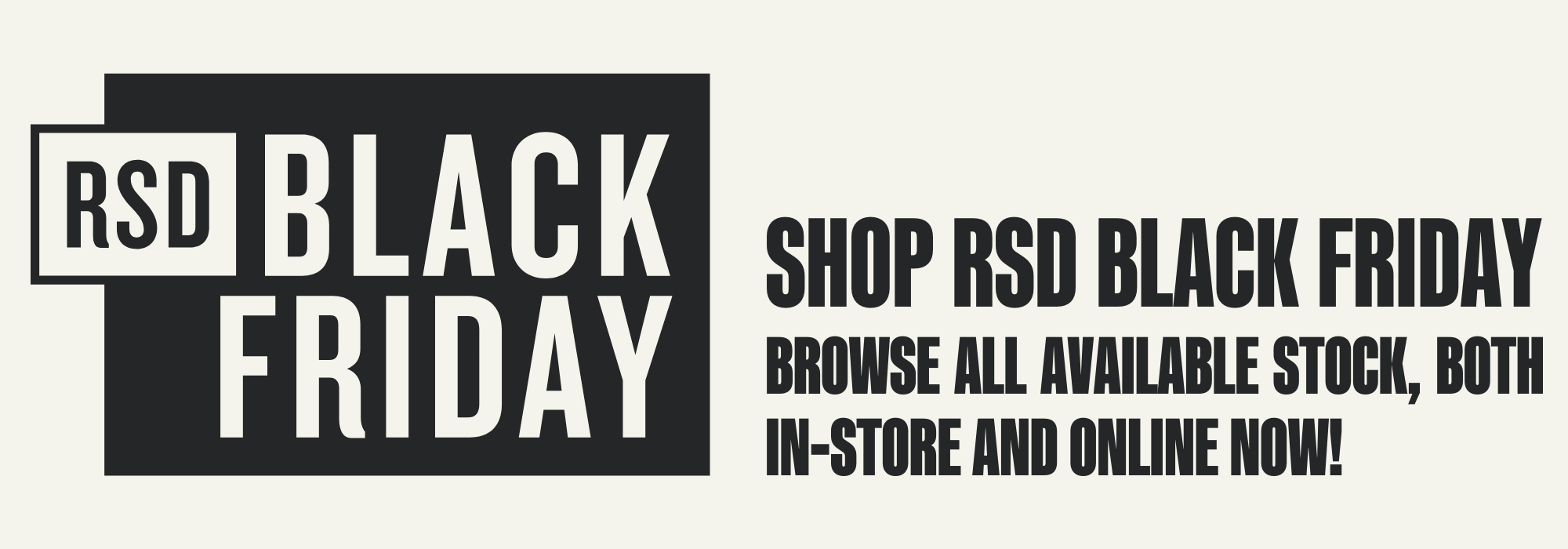 RSD Black Friday