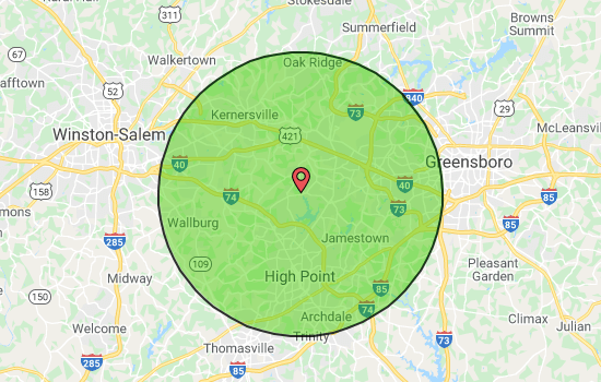 high point coverage map