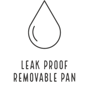 Leak Proof Removable Pan