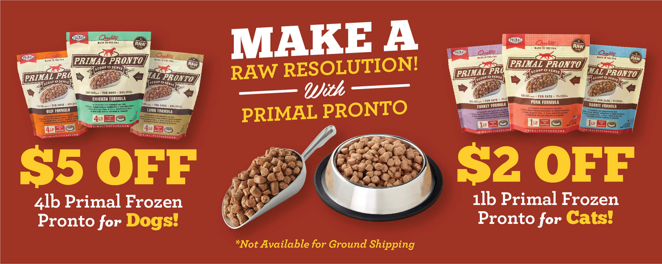 January Specials - Make a Raw Resolution with Primal Pronto