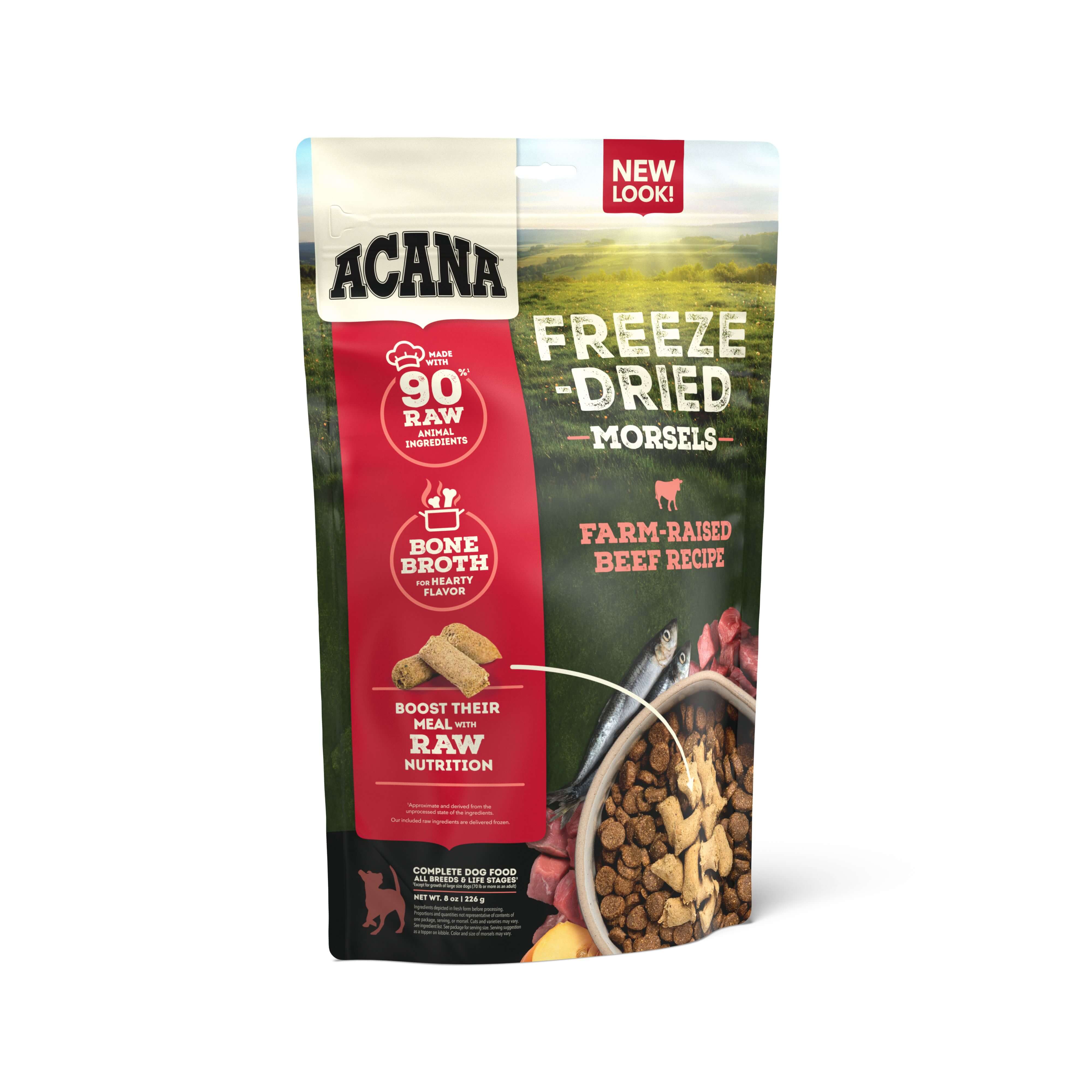 Acana freeze dried dog food hotsell