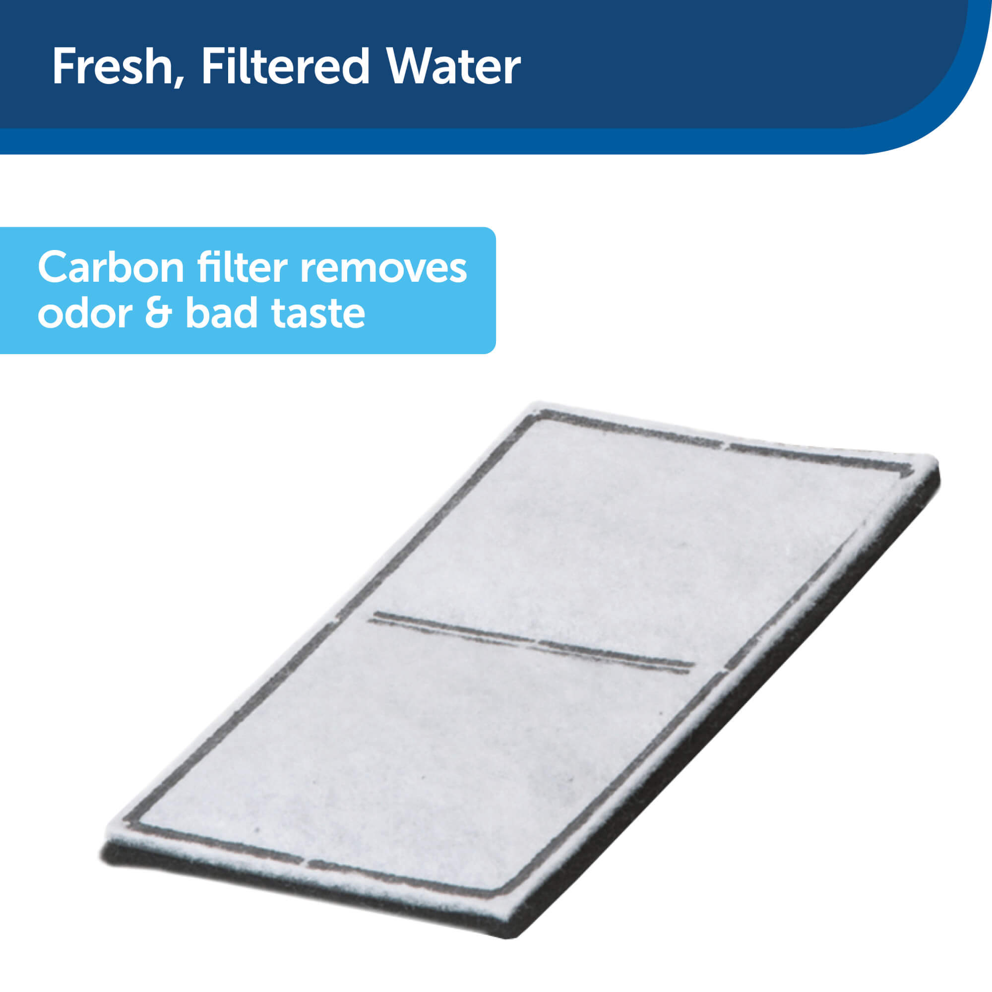Fresh, filtered water