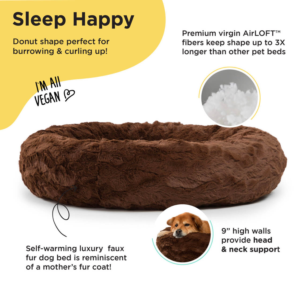 Outward Hound - Donut Dog Bed