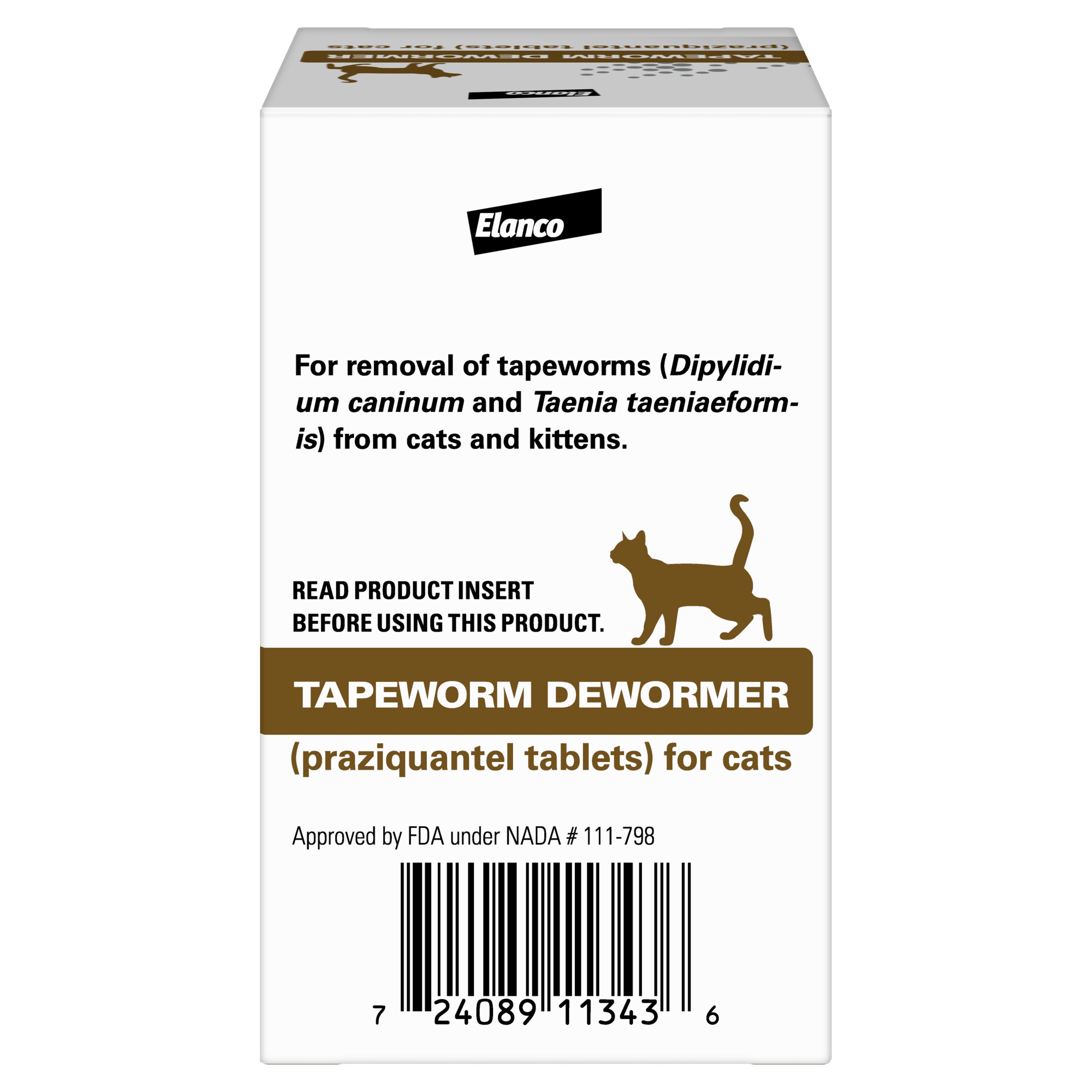 Elanco tapeworm Dewormer cat