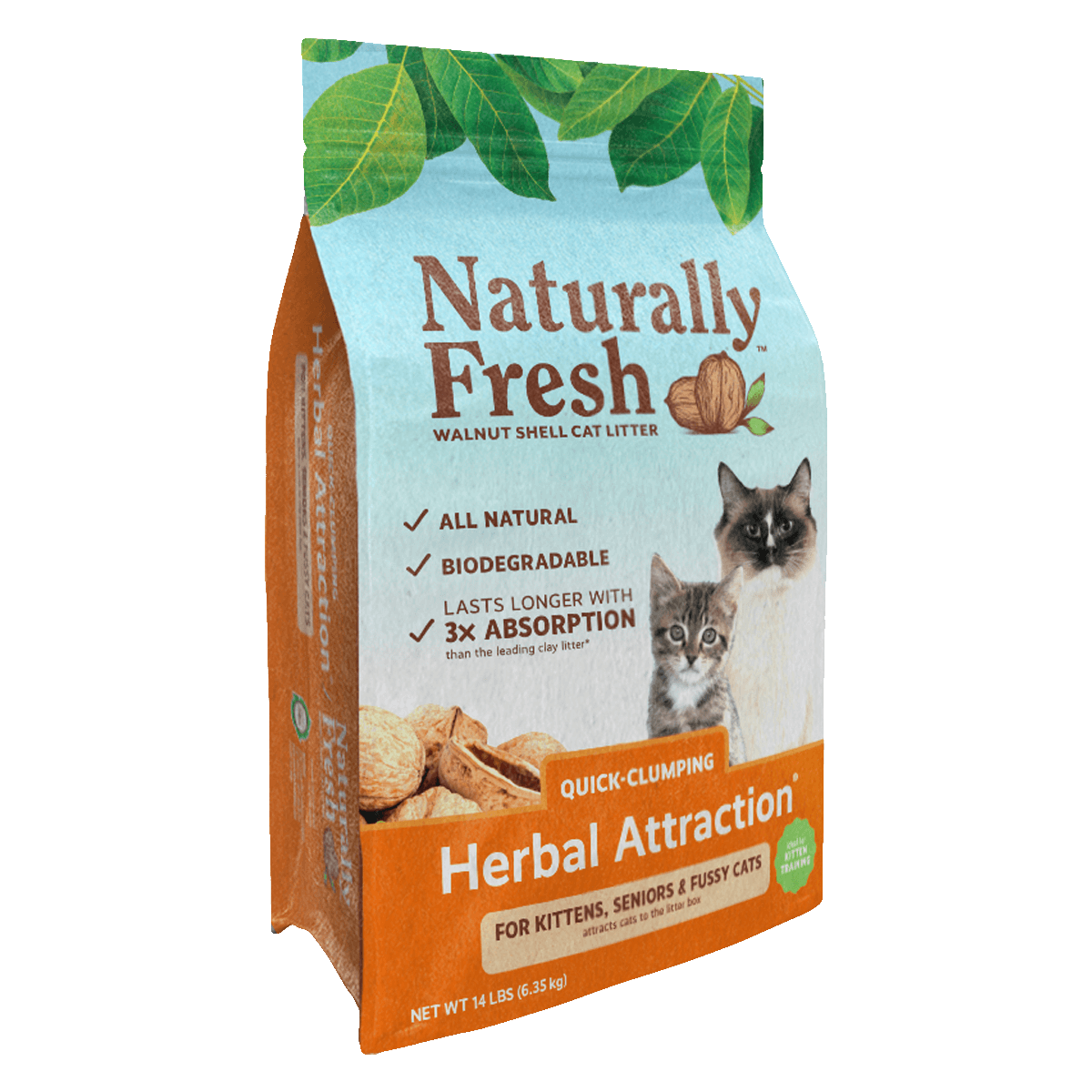 Naturally Fresh - Cat Litter - Clumping Herbal Attract