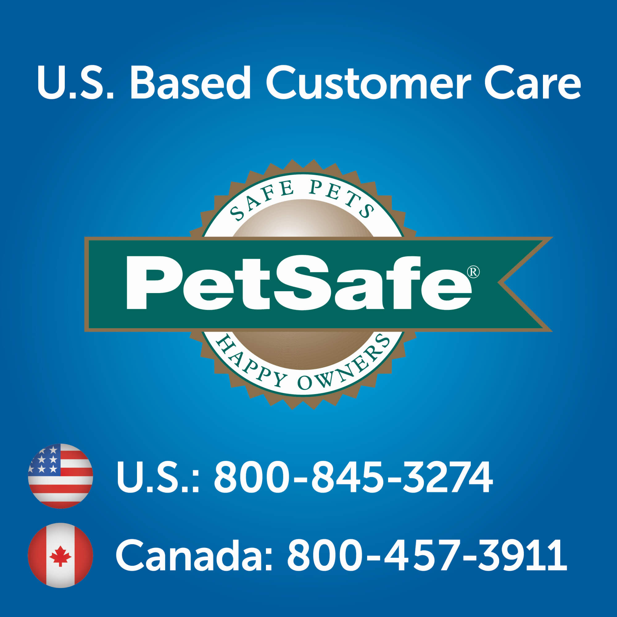Petsafe U.S. based customer care