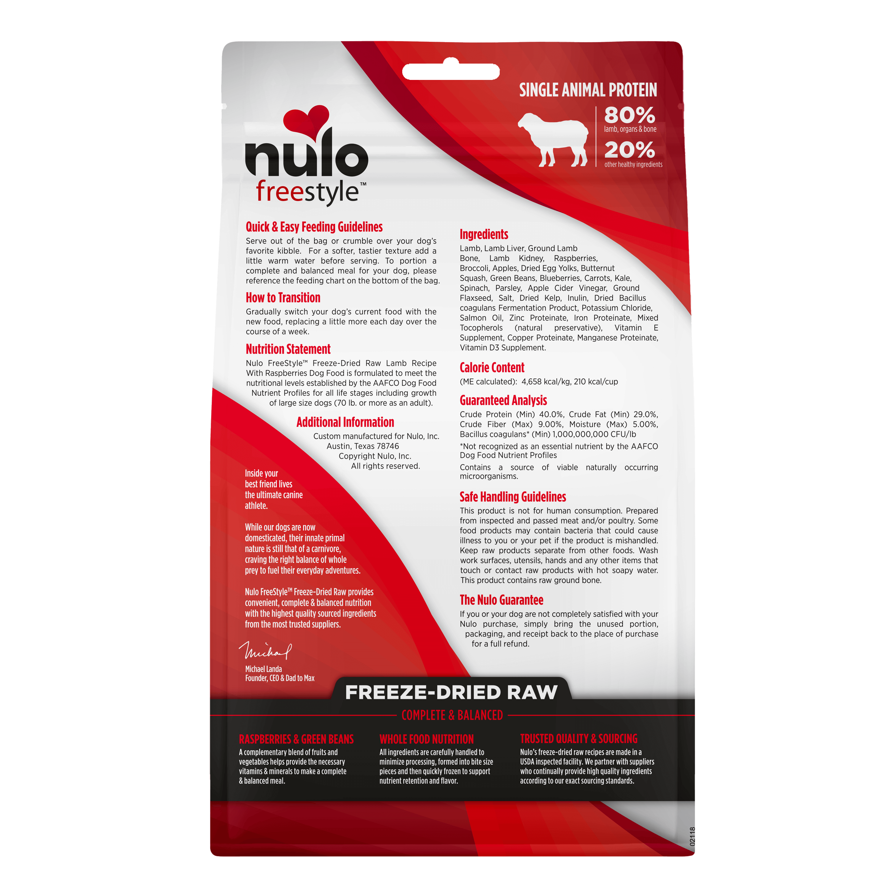 Nulo - Freeze Dried Raw Dog Food