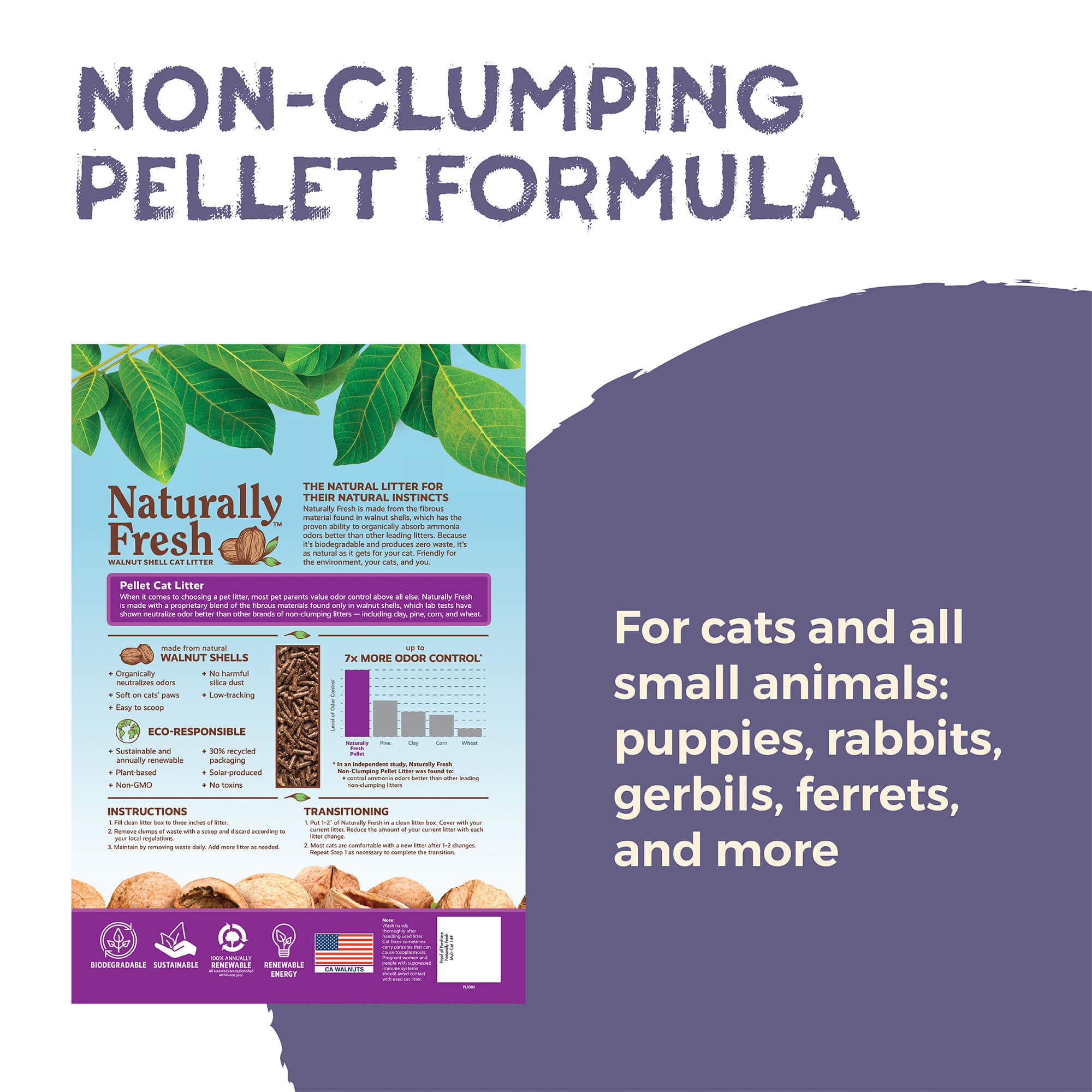 Naturally Fresh - Pet Litter - Pellet Litter