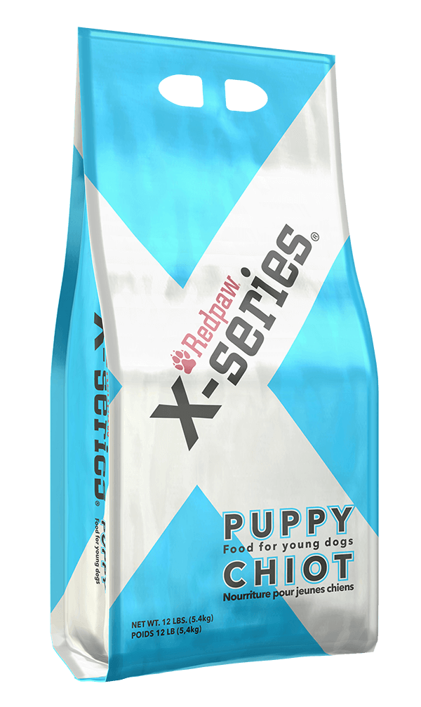 Redpaw X Series Dog Food Puppy 12lb bag side