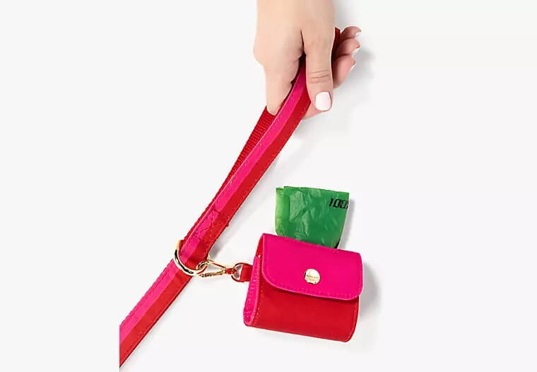 Kate Spade New York - Waste Bag Holder - Pink Purse Holder