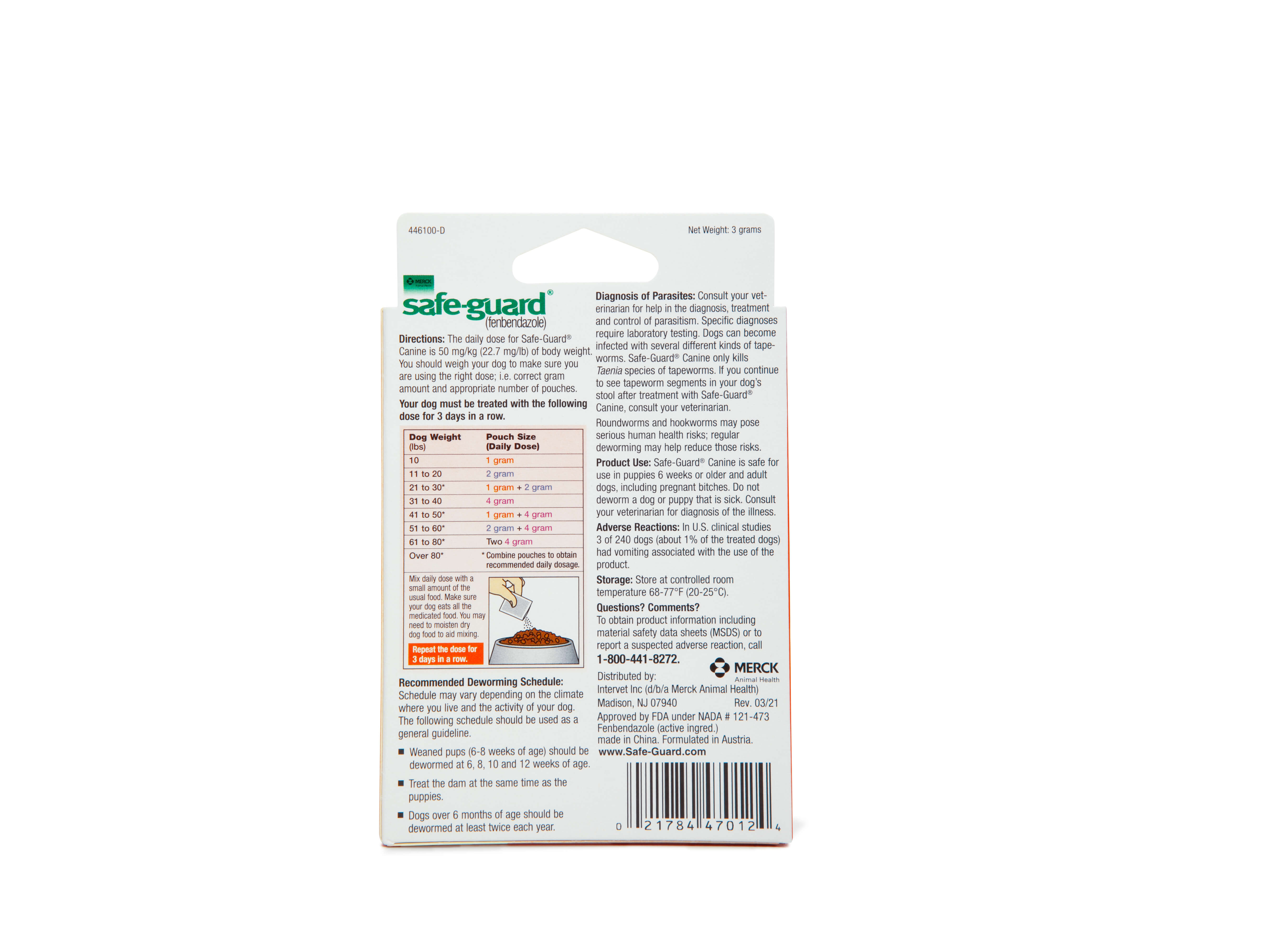 Safe-Guard - Canine Dewormer