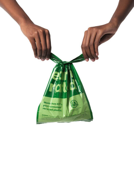Earth Rated easy tie bag