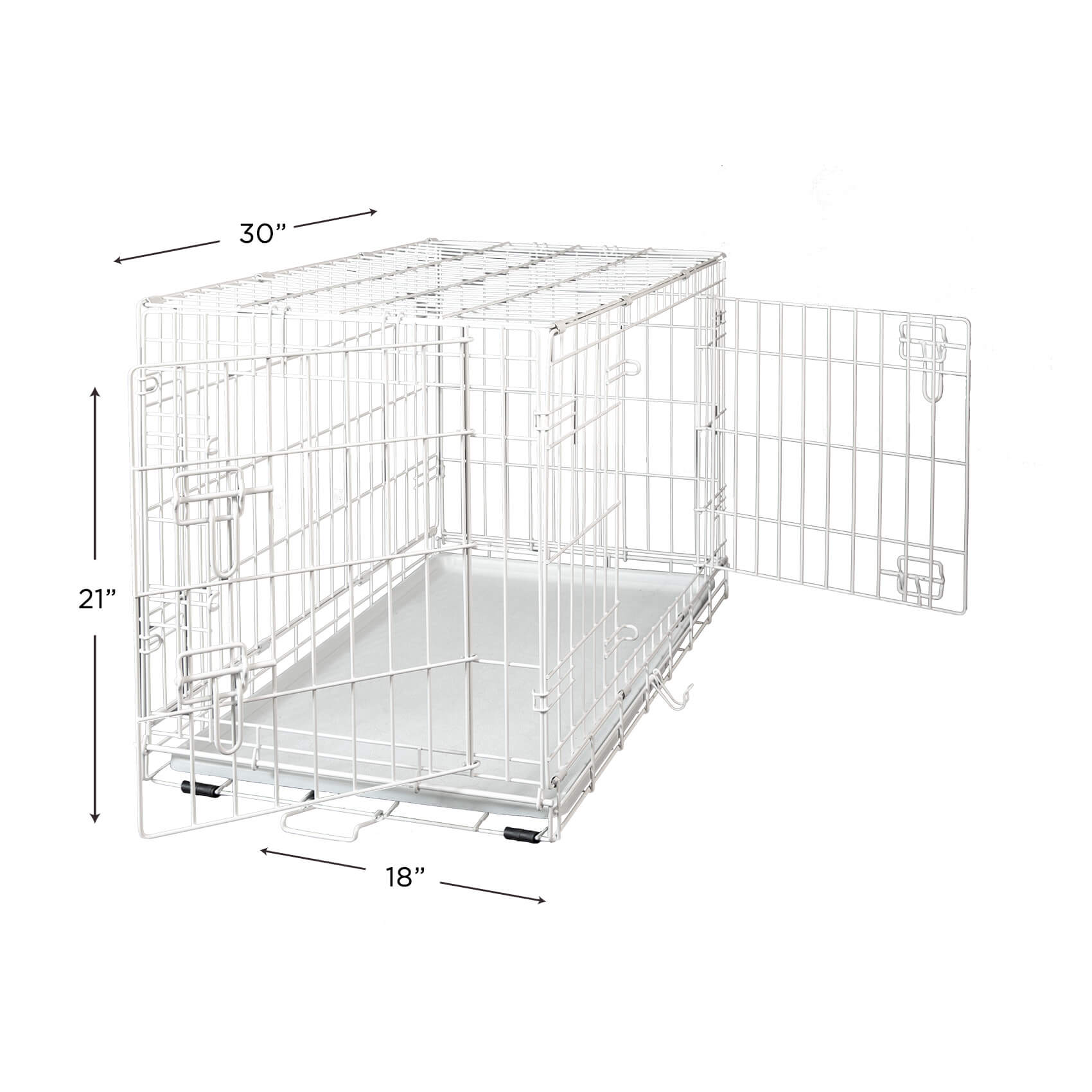 Hollywood Feed Dog Crate Double Door White Hollywood Feed Your L