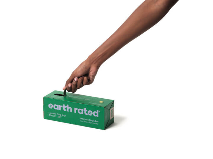 Earth Rated 300 single roll box being opened