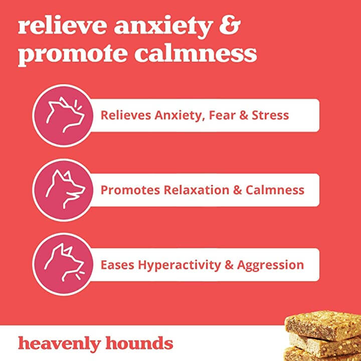 Heavenly Hounds Dog Relaxation square relieves anxiety and promotes calmness