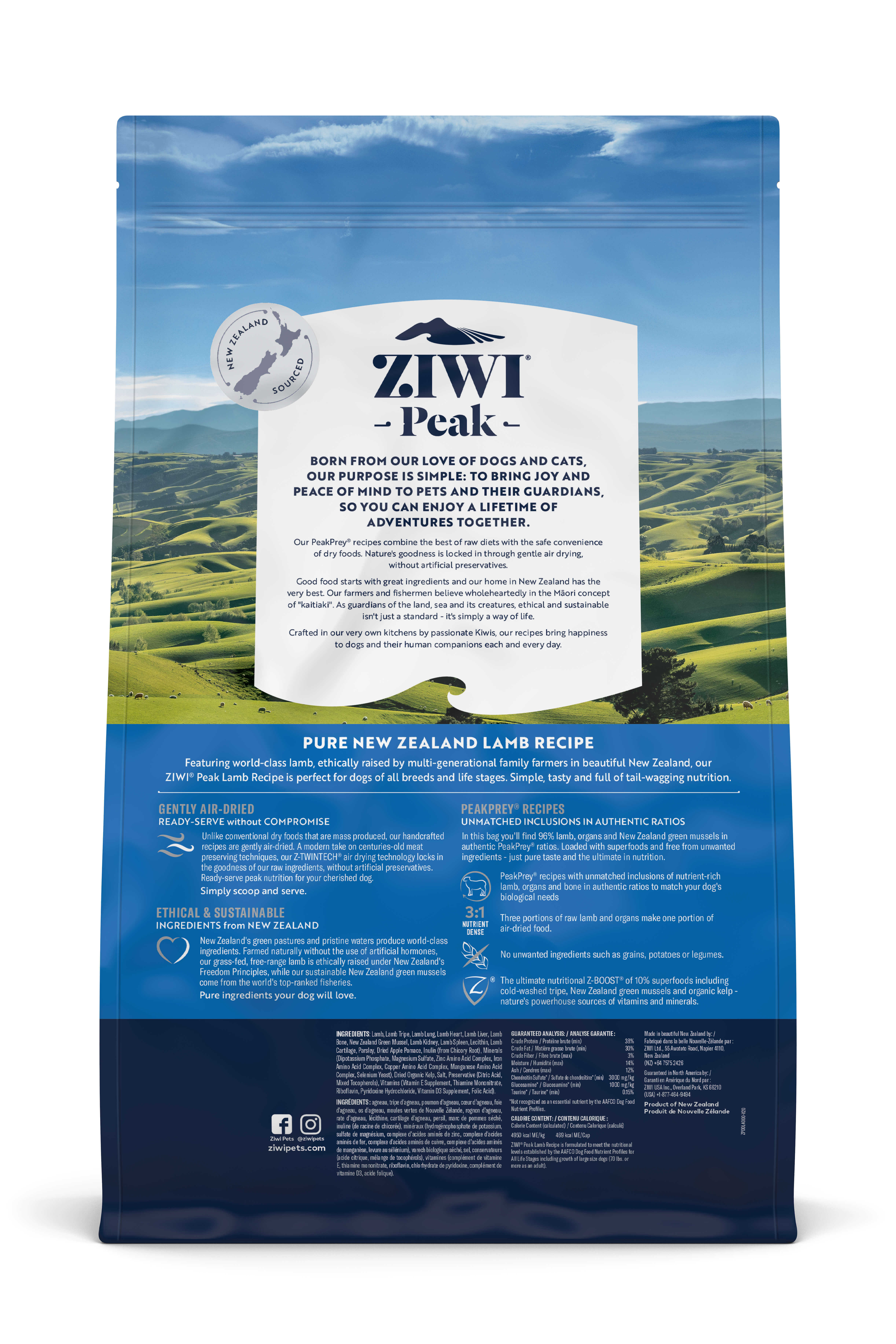 Ziwi Air-dried lamb back
