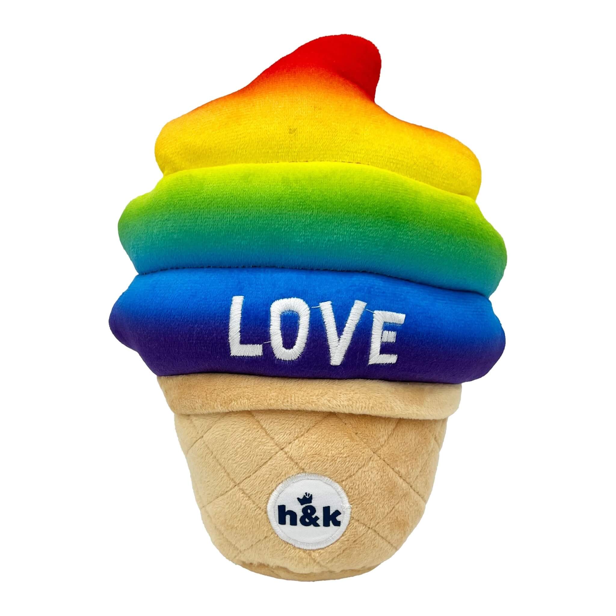 Huxley & Kent - Dog Toy - Pride Cone