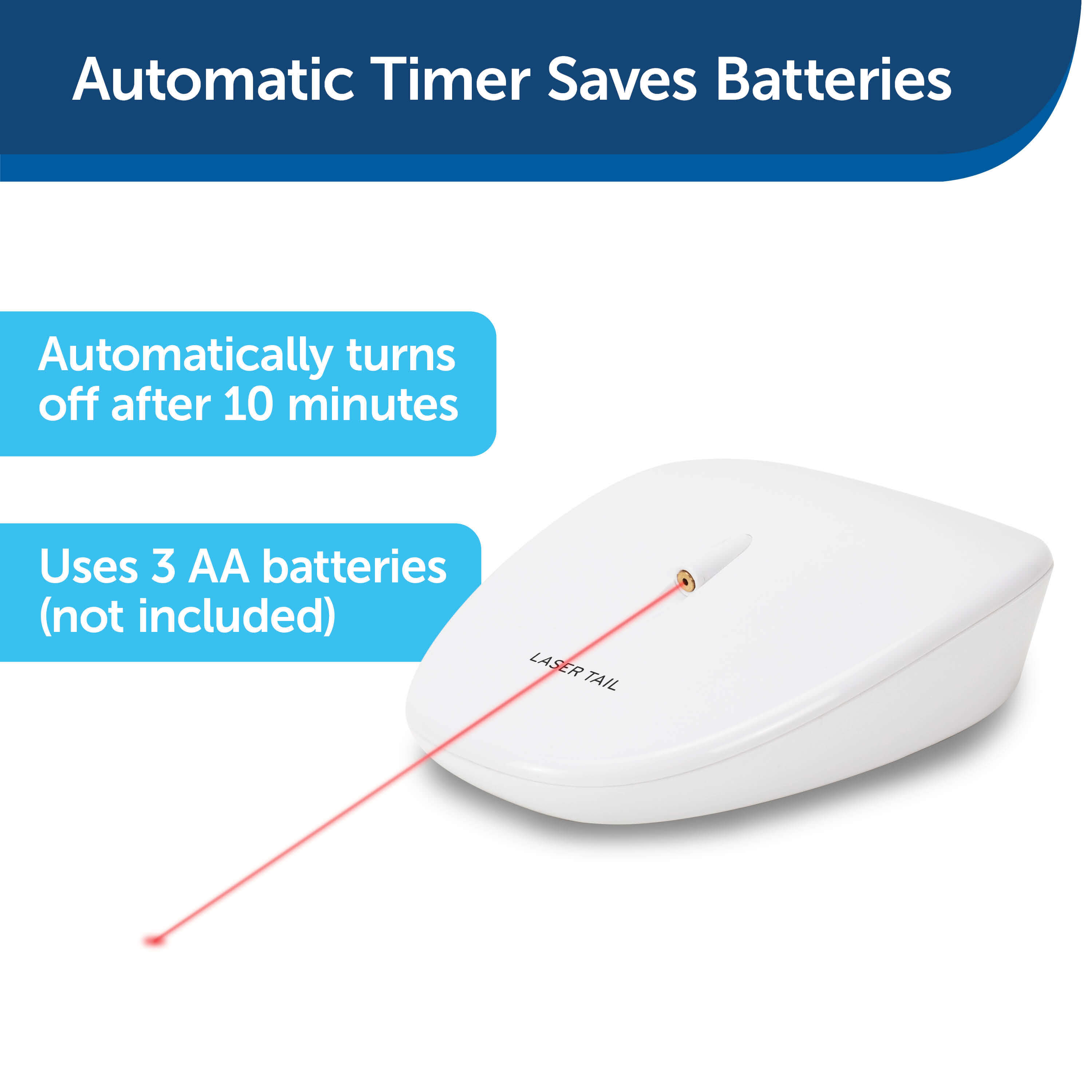 Automatic timer saves batteries