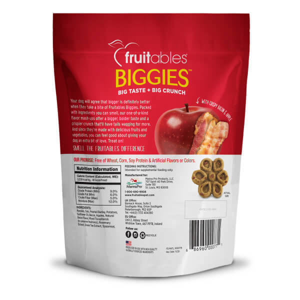 Fruitables - Dog Treats - Bacon and Apple