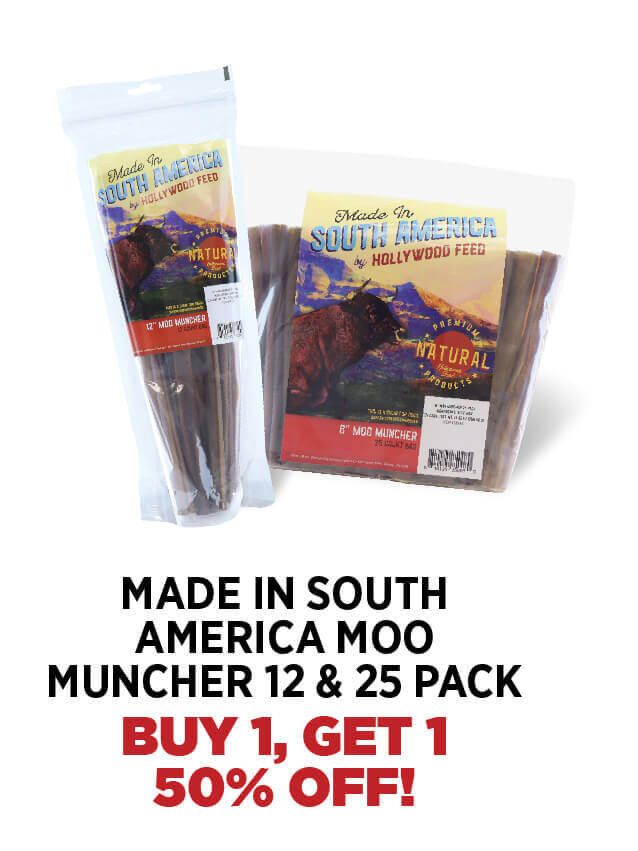 Buy 1, Get 1 50% Made in South America Moo Muncher 12 & 25 Count Pack