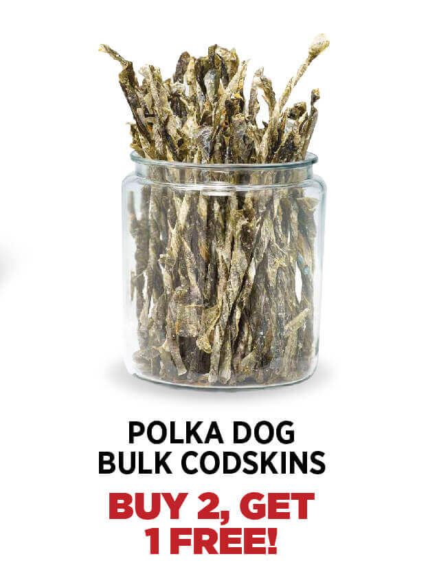 Buy 2, Get 1 Free Polka Dog Bulk Codskins
