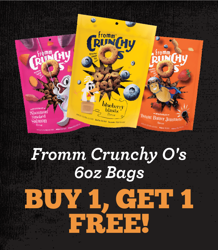 Buy 1, Get 1 Free Off Fromm Crunchy O's 6oz Bags