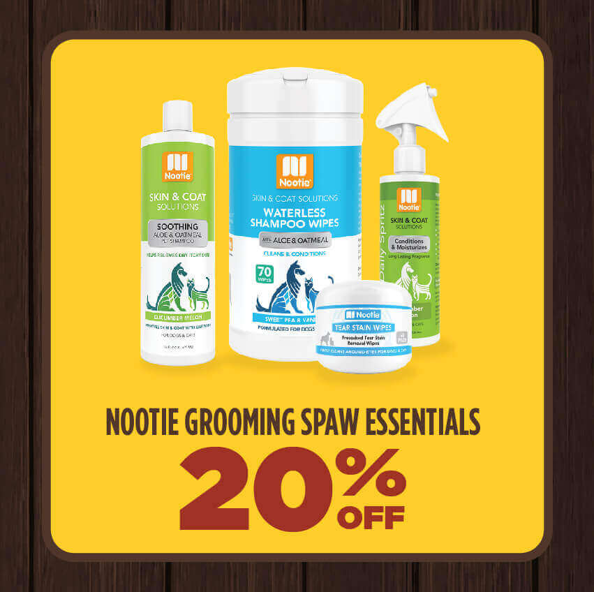 20% Off All Nootie Grooming Spaw Essentials!