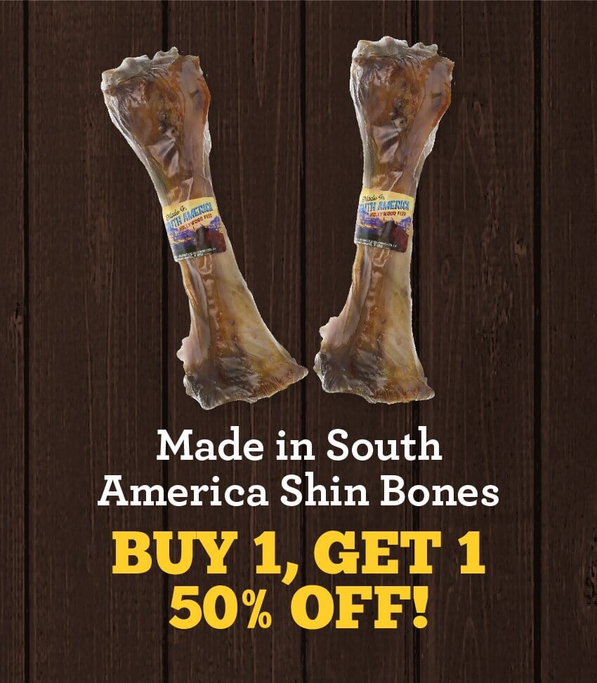 Made in South America Shin Bones are Buy 1, Get 1 50% Off!