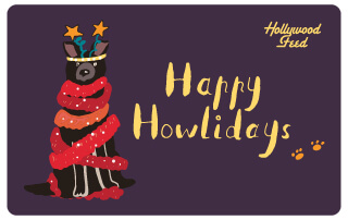 HAPPY HOWLIDAYS DOG - egift card design