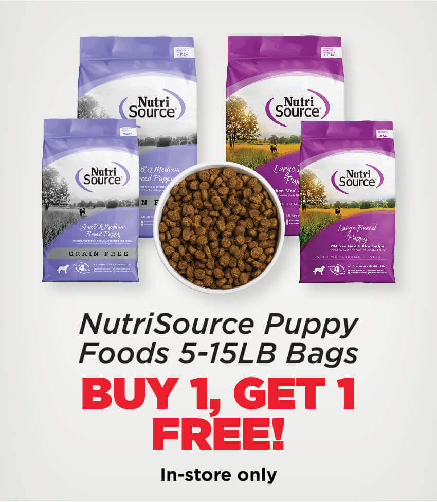 Buy 1, Get 1 FREE! Nutrisource - In Store Only