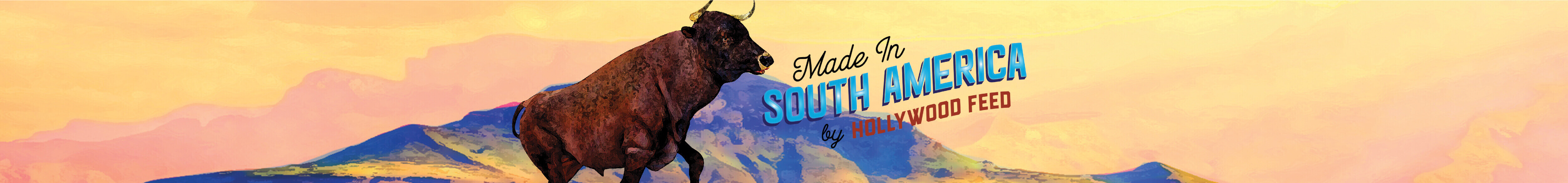 Made in South America by Hollywood Feed Logo