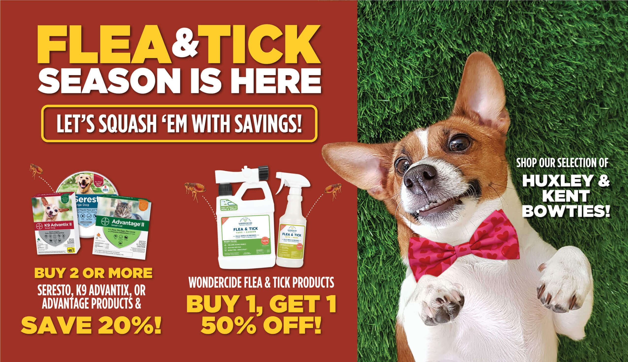 Flea and Tick Season is Here Let's Squash Them With Savings!