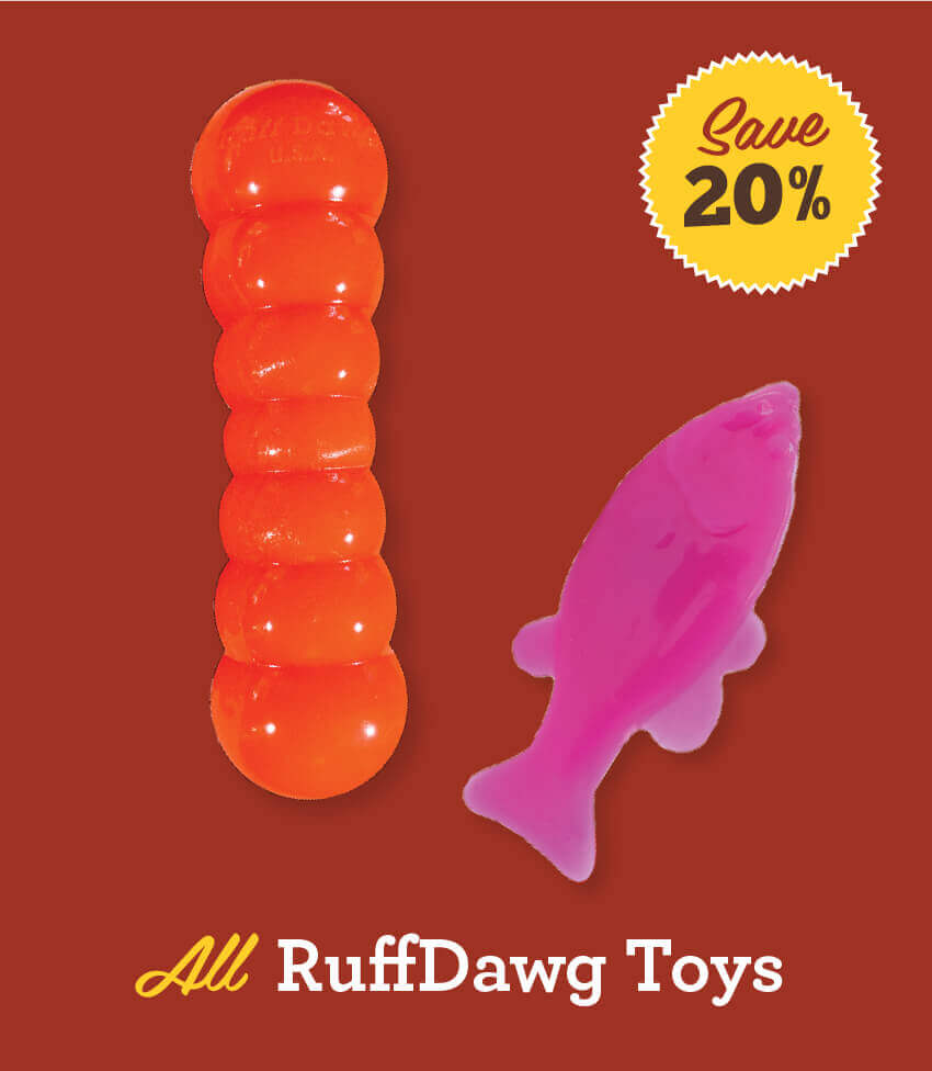 Save 20% on All RuffDawg Toys