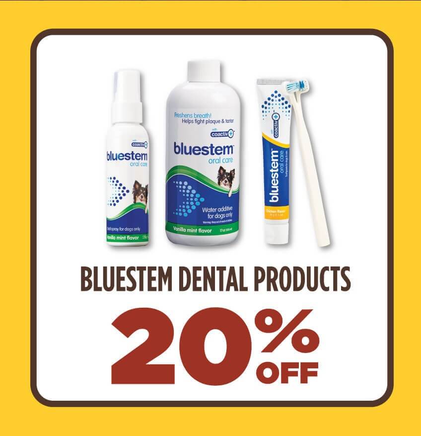 20% Off All Bluestem Dental Products!