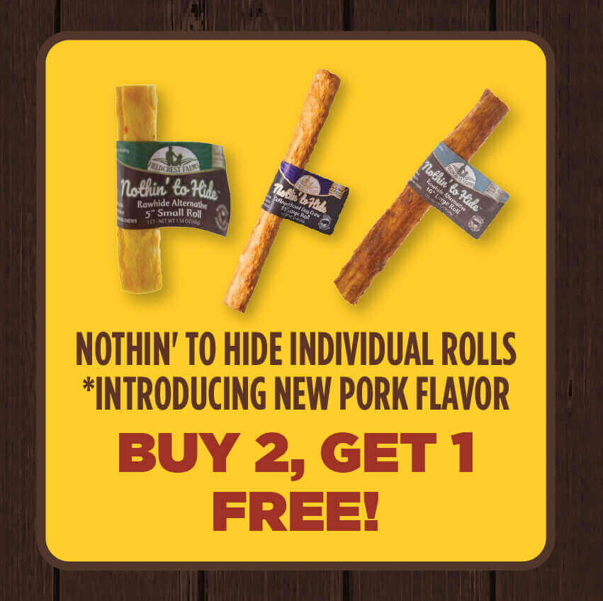 Buy 2, Get 1 Free Nothin' To Hide Individual Rolls (Introducing New Pork Flavor)