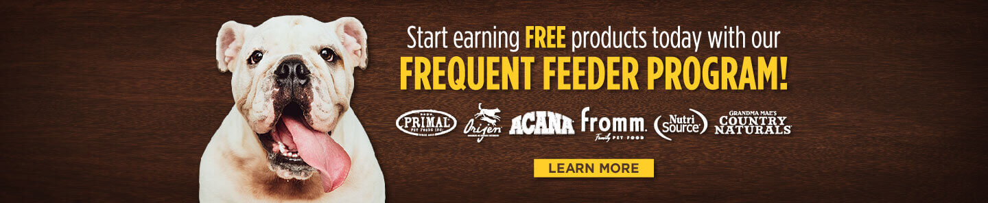 Start Earning Free Products Today with Our Frequent Feeder Program! - Learn More
