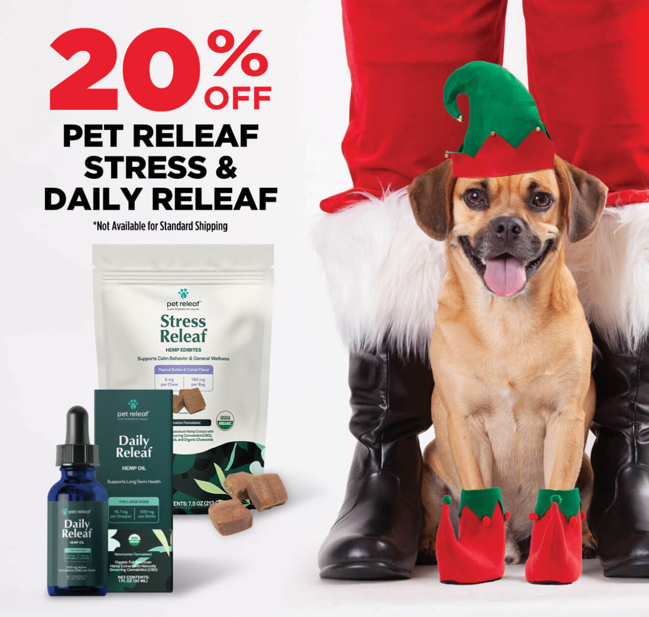 20% Off Pet Releaf Stress and Daily Releaf