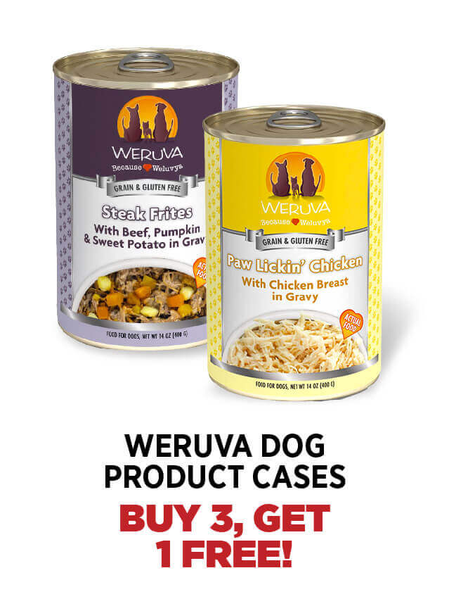 Buy 3 Get 1 Free All Weruva Dog Products Cases