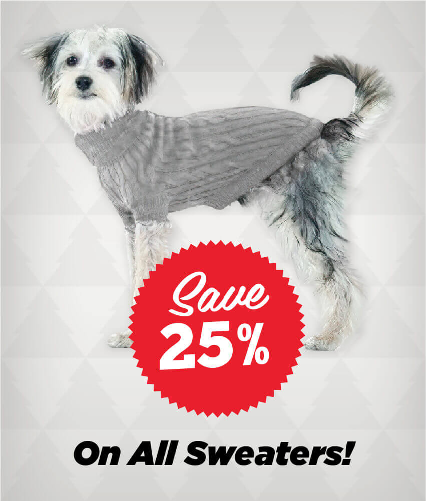 All Sweaters are 25% Off