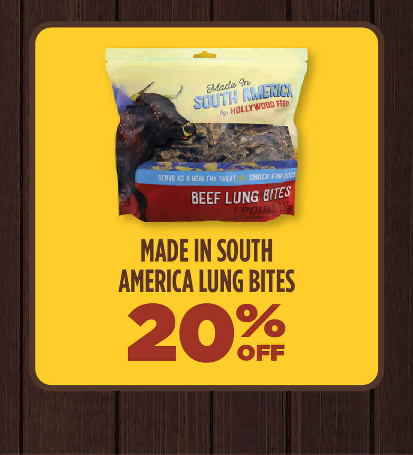 20% Off Made In South America Lung Bites