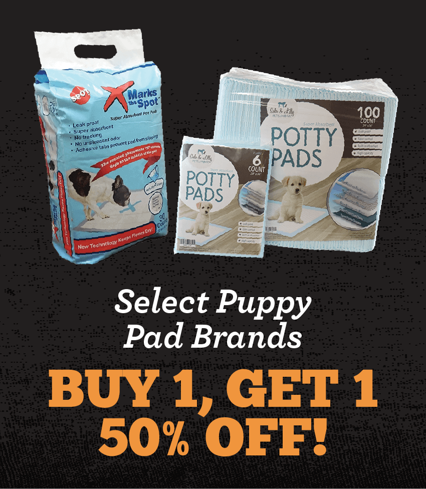 Buy 1, Get 1 50% Off Select Puppy Pad Brands! (Solo & Lilly and SPOT)