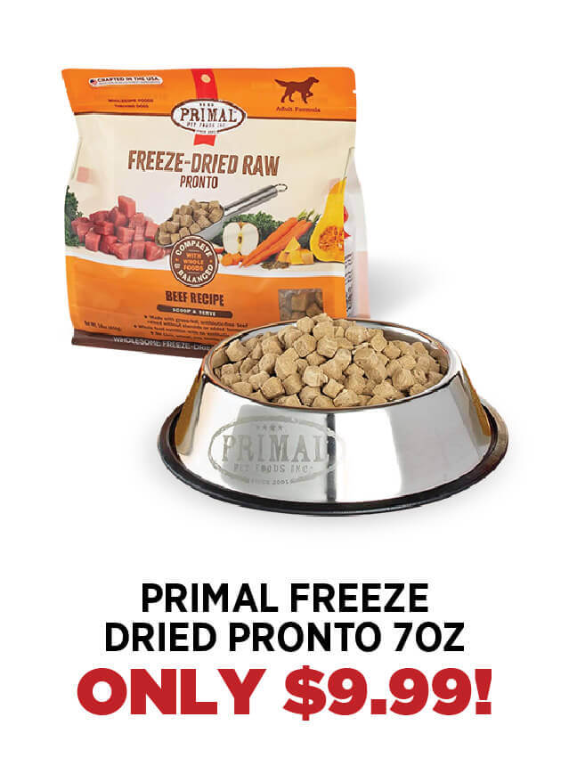 $9.99 Primal Freeze Dried Pronto 7oz