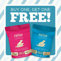 Select Fromm 4-5lb Puppy Food are Buy 1, Get 1 Free