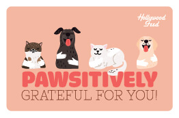 Pawsitively Grateful eGift Card
